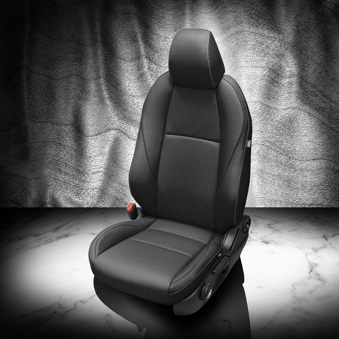 BLACK wrap, BCDA FLINT Body, LT GREY piping
