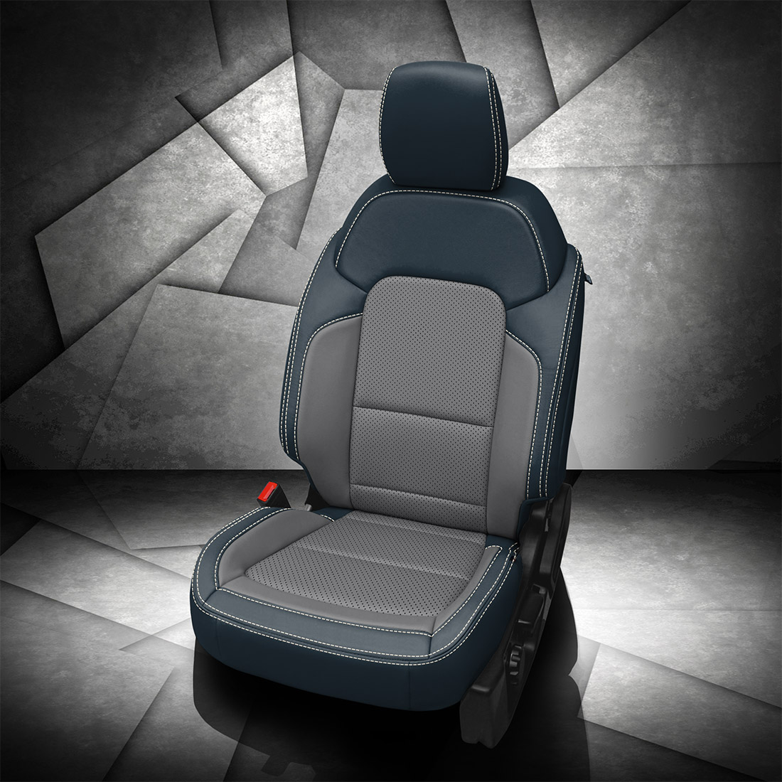 BLUE wrap, LUNAR GREY Insert, Perf Inserts, PEARL contrast all stitch, LUNAR GREY wings