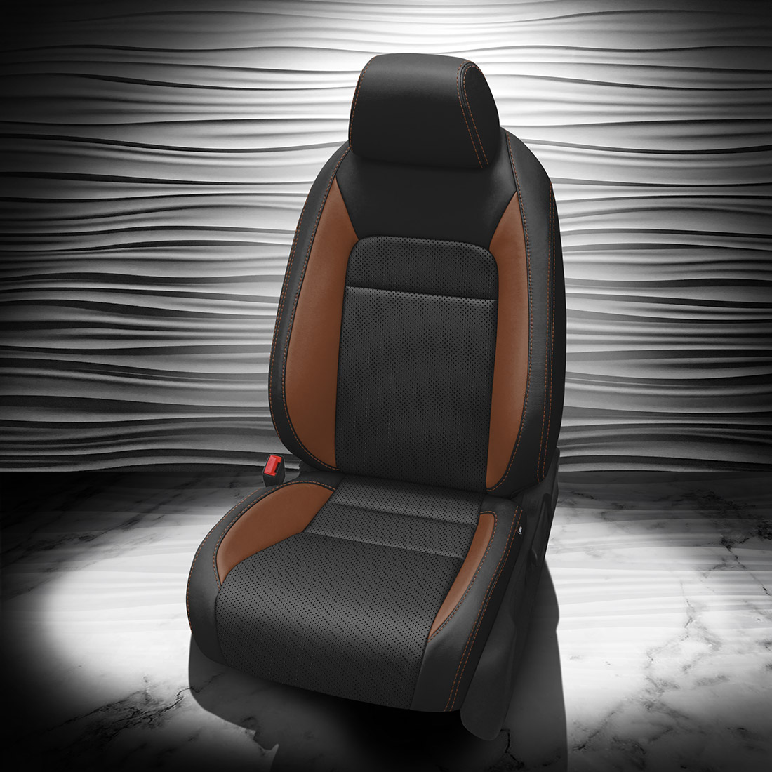 BLACK wrap, MAHOGANY Wings, Perf Combo, MAHOGANY contrast all stitch