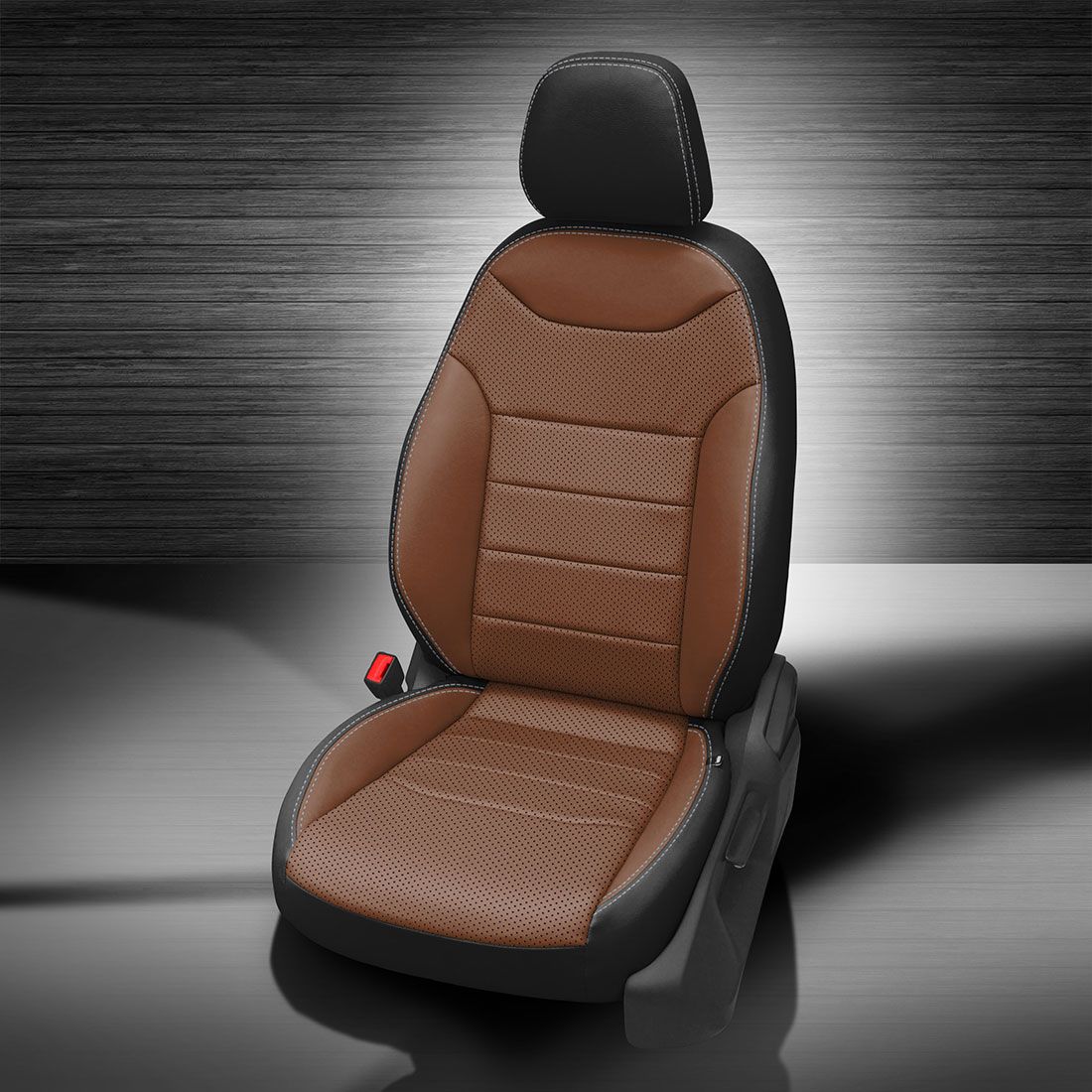 BLACK wrap, MAHOGANY Body, Perf Body, SILVER contrast all stitch, MAHOGANY wings