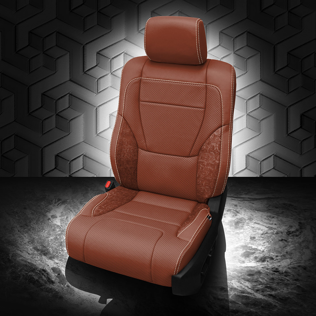 COGNAC wrap, COGNAC Insert, Perf Combo, PEARL contrast all stitch, OUTLAW SADDLE wings