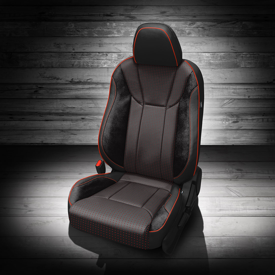 BLACK wrap, BCDA RED Insert, RED piping, ~3030 RAVEN wings