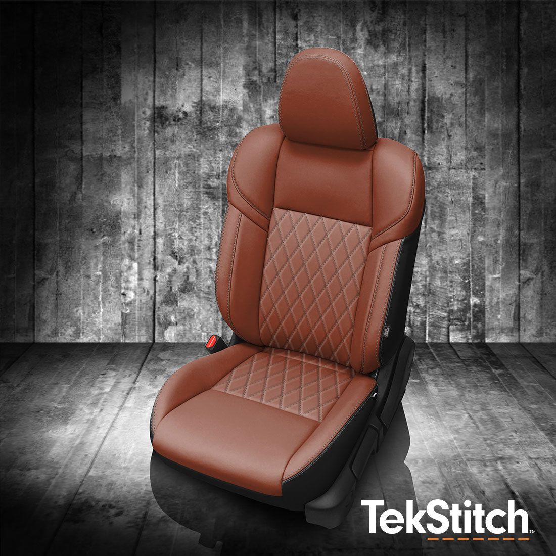 BLACK wrap, COGNAC Facing, STONE double stitching, TekStitch Diamond inserts, STONE TekColor