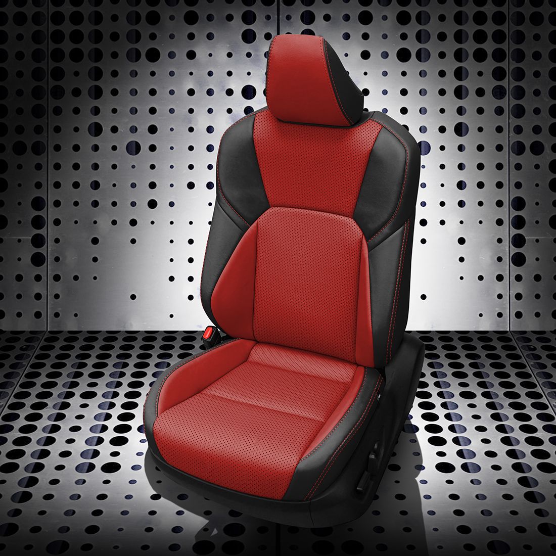 BLACK wrap, RED Center, Perf Body, RED contrast all stitch, RED wings