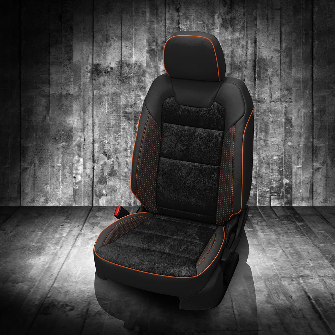 BLACK wrap, ~3030 RAVEN Combo, BLACK piping, BCDA ORANGE wings