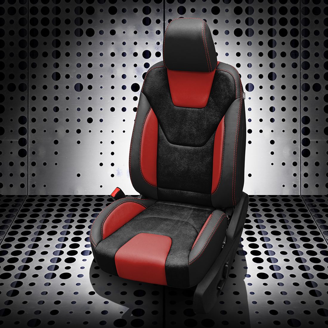 BLACK wrap, ~3030 RAVEN Insert, RED contrast all stitch, RED wings