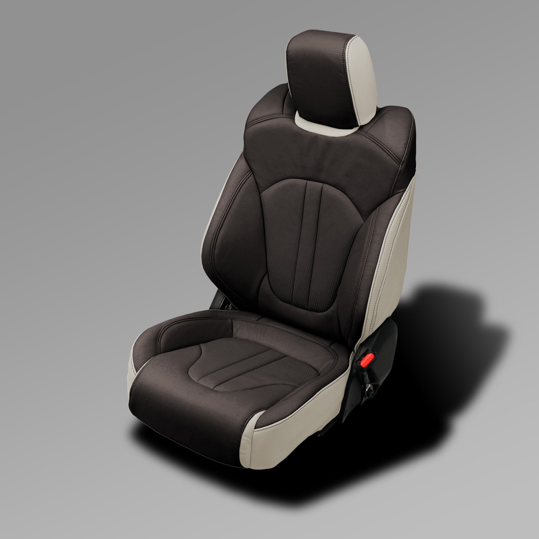 ALABASTER wrap, JAVA Facing, Perf Inserts, JAVA double stitching