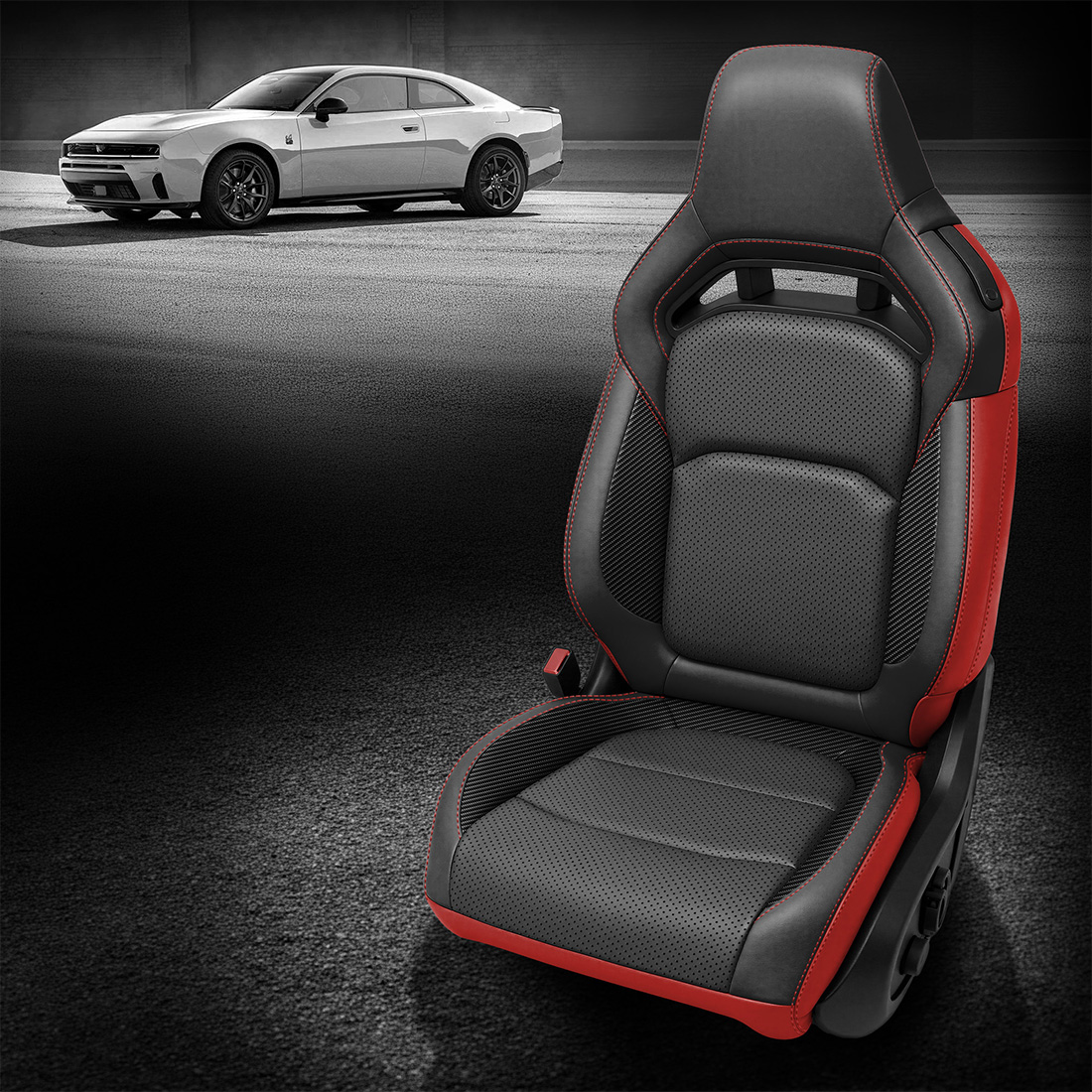 RED wrap, BLACK Facing, Perf Combo, RED double stitching, C SHADOW wings