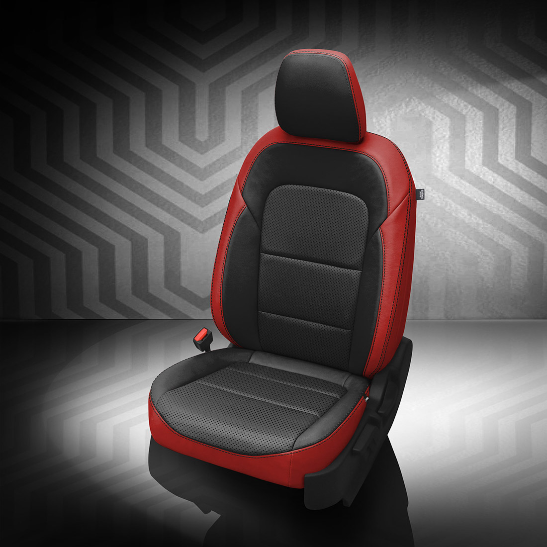 RED wrap, BLACK Center, Perf Combo, BLACK contrast all stitch, BLACK wings