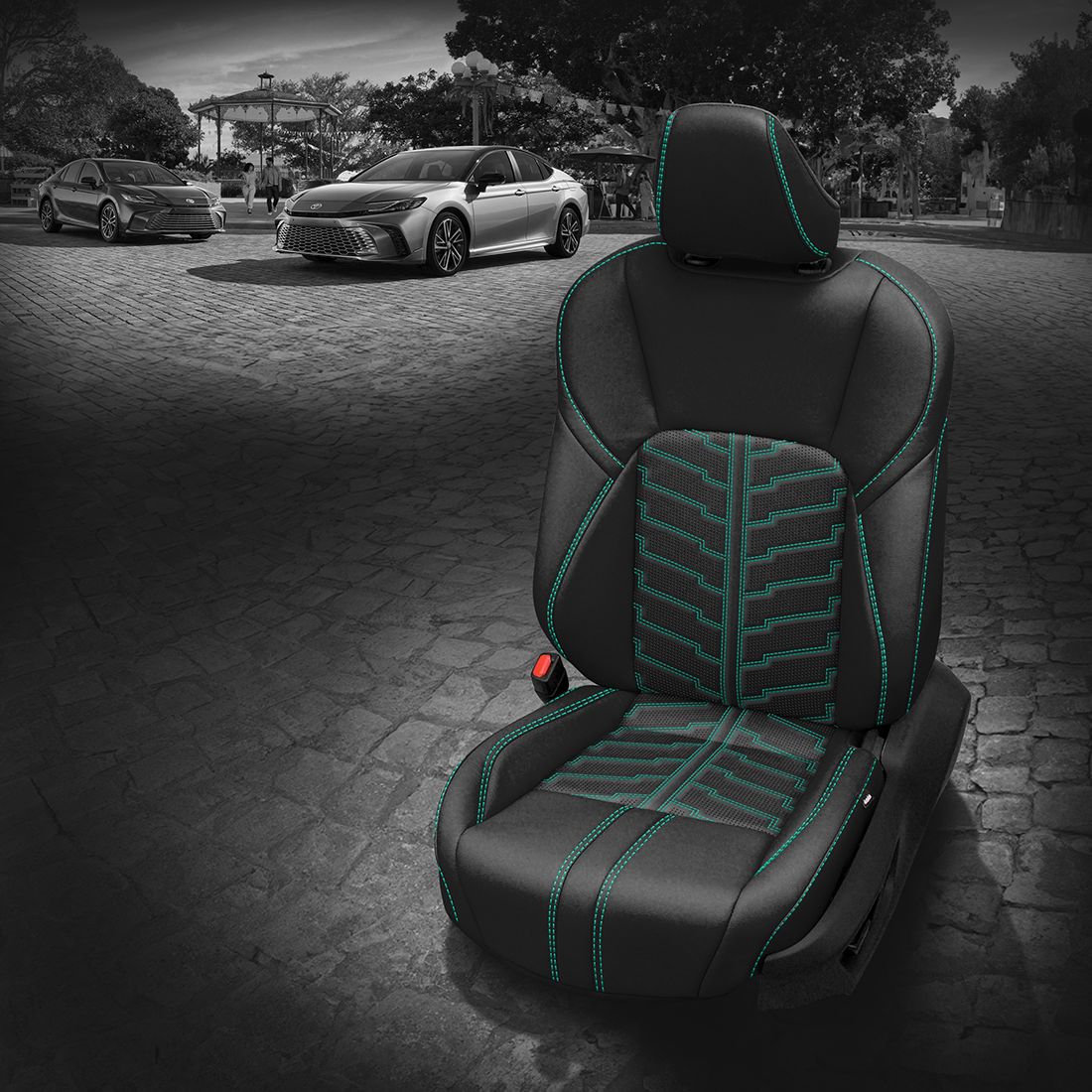 Black wrap, Scarab contrast all stitch, TekStitch ElektriTek Insert Scarab TekColor