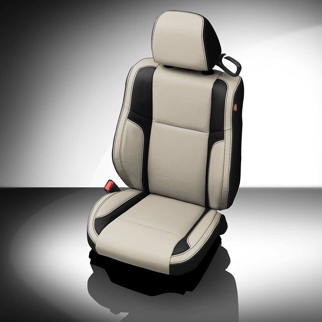 BLACK wrap, ALABASTER Facing, Perf Inserts, BLACK double stitching, C SHADOW wings