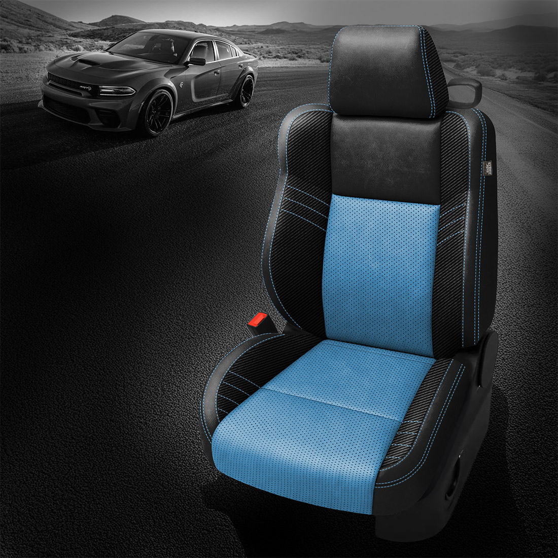 BLACK wrap, BAHAMA (EXOTIC VINYL) Combo, Perf Combo, +BAHAMA contrast all stitch, C SHADOW wings