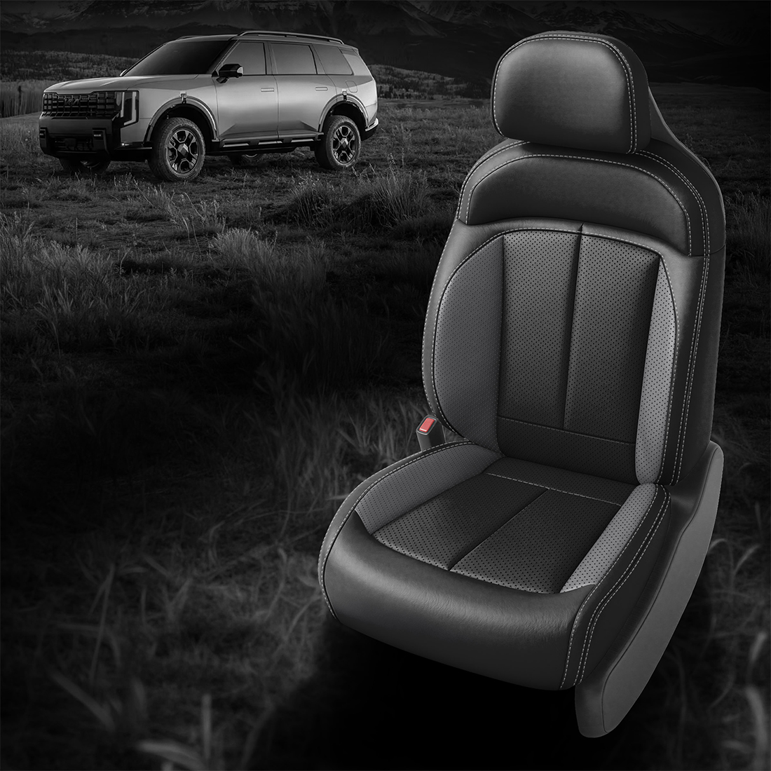 BLACK wrap, BLACK Insert, Perf Inserts & Wings, LUNAR GREY contrast all stitch, LUNAR GREY wings