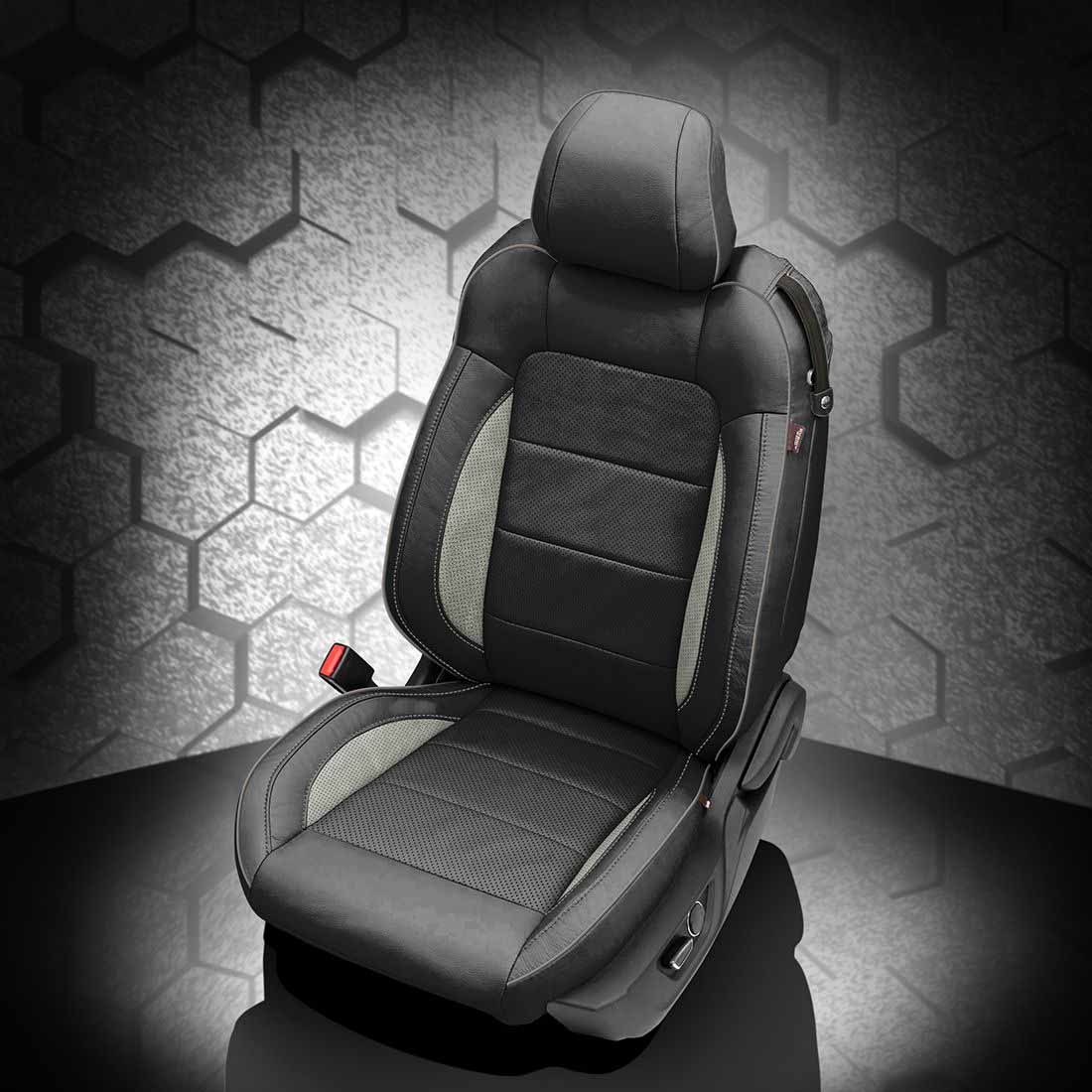 BLACK wrap, ~3050 HEATHER Wings, Perf Inserts & Wings, ASH piping