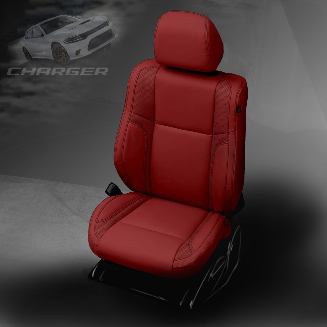 CARDINAL wrap, Perf Wings, BLACK double stitching