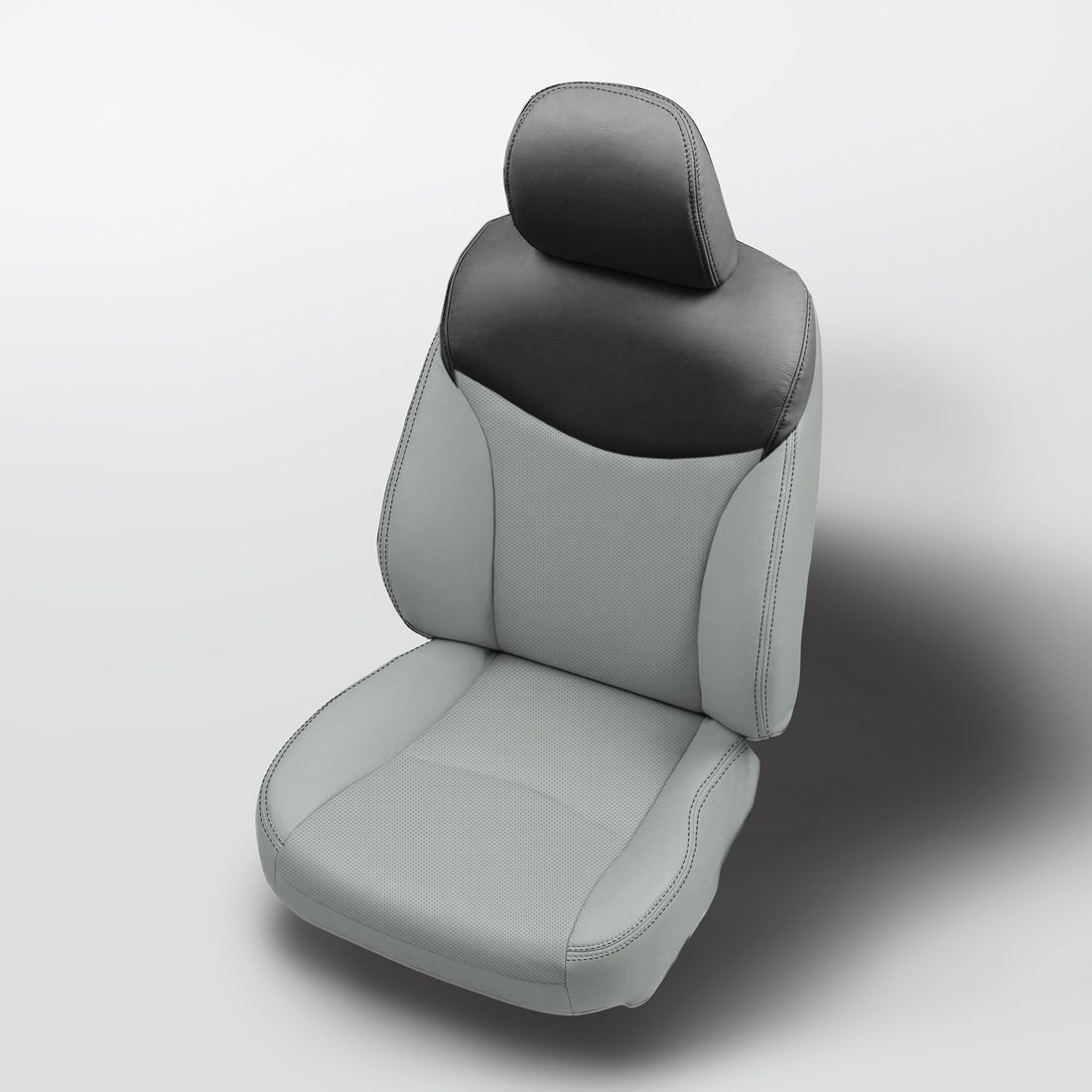 FROST wrap, CHARCOAL Wings, Perf Combo, CHARCOAL double stitching