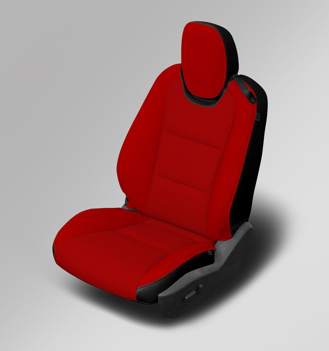 BLACK wrap, RED Wings, Perf Body, RED contrast all stitch