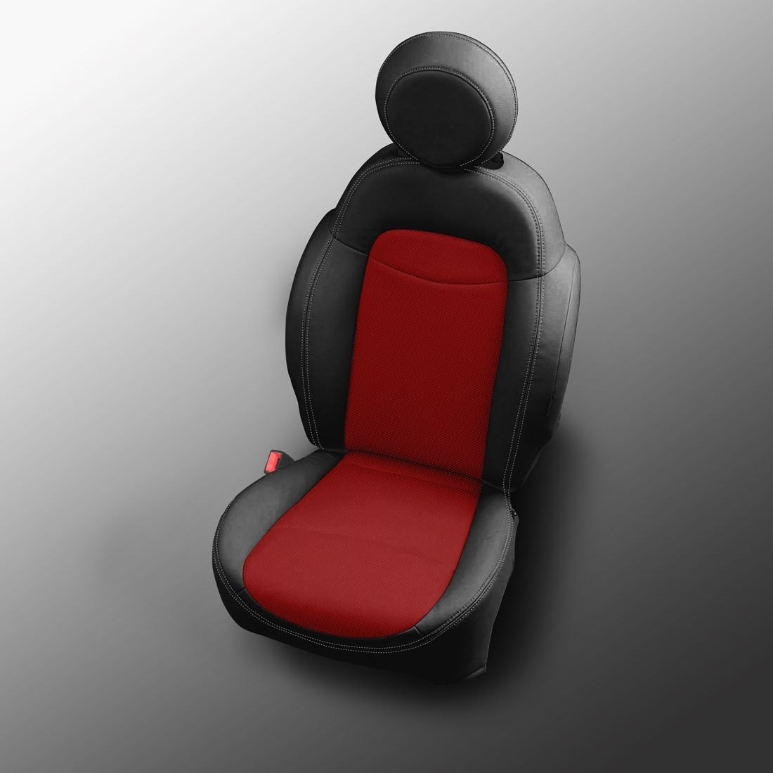 BLACK wrap, CARDINAL Insert, Perf Inserts, ASH contrast all stitch