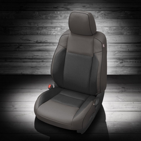 LT GREY wrap, BCDA FLINT Insert, BLACK piping, BCDA FLINT wings