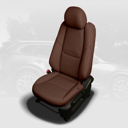 MAHOGANY wrap, Perf Wings, MAHOGANY double stitching