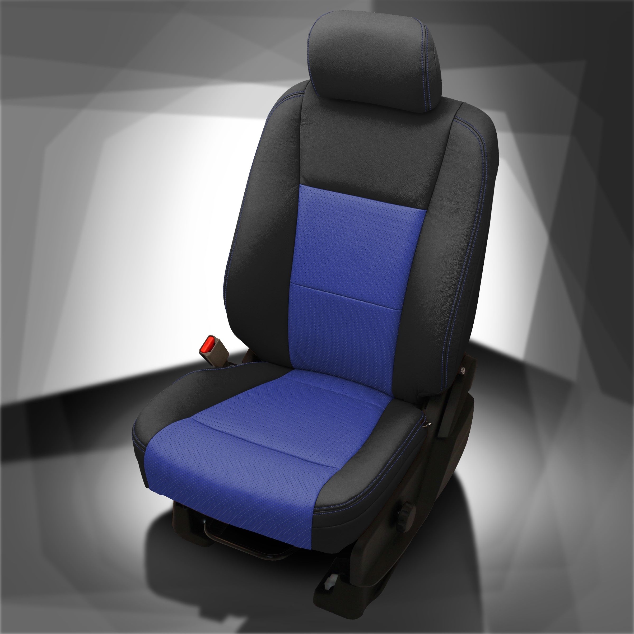 BLACK wrap, COBALT Combo, Perf Combo, COBALT contrast all stitch