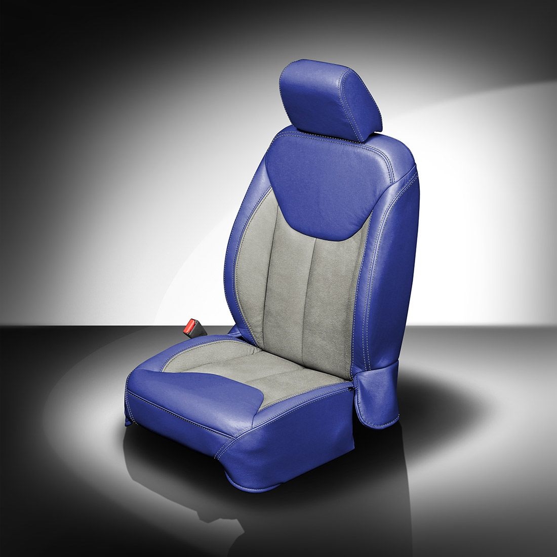 COBALT wrap, ~3050 HEATHER Insert, ICE GREY contrast all stitch, ~3050 HEATHER wings