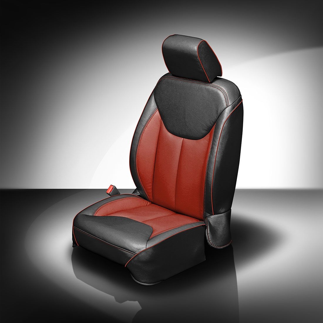 BLACK wrap, CARDINAL Insert, Perf Inserts, CARDINAL piping, CARDINAL wings