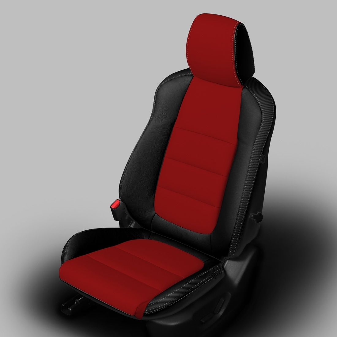 BLACK wrap, RED Center, DOVE GREY double stitching, C SHADOW wings