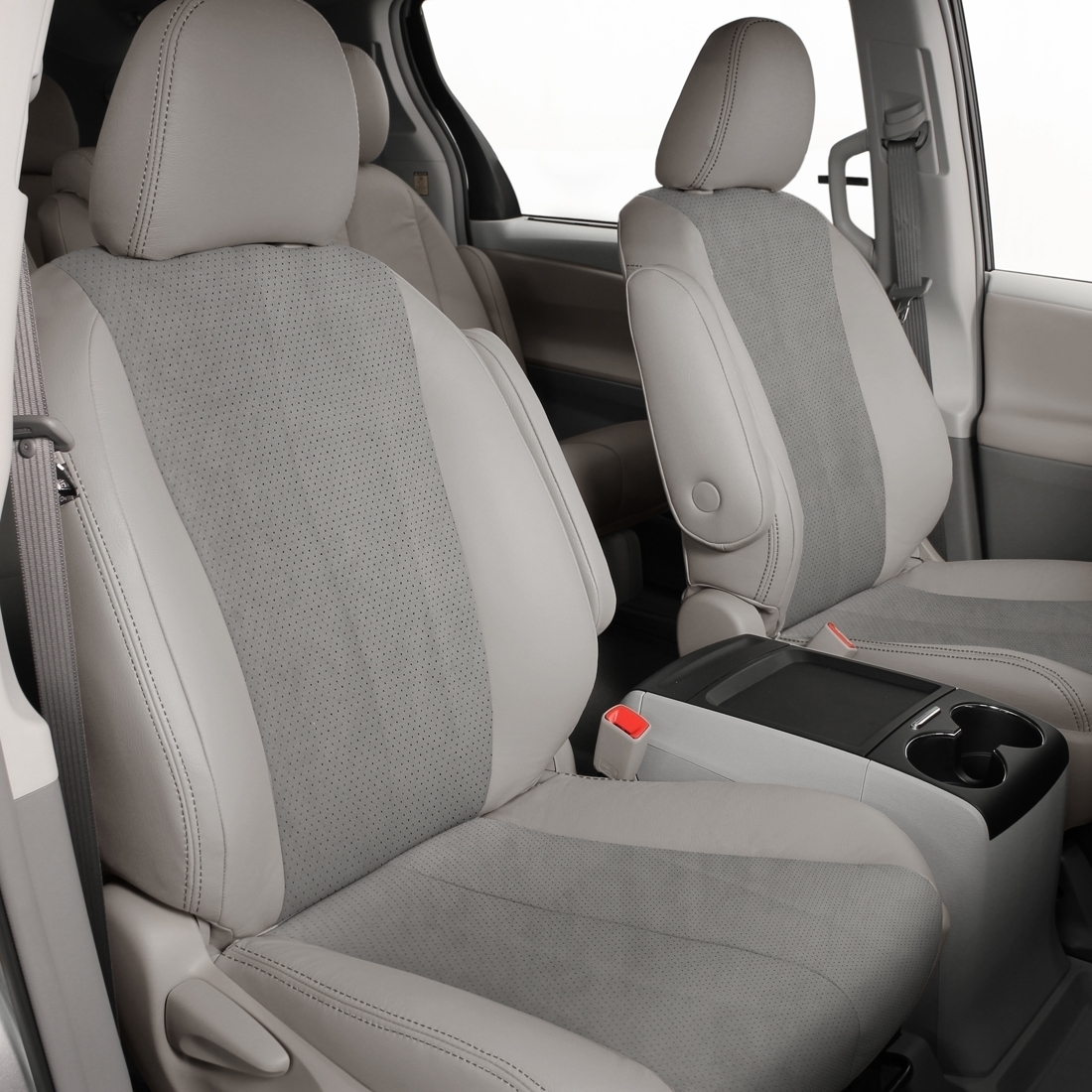 DOVE GREY wrap, ~3035 FOG Insert, Perf Inserts, ~3035 FOG double stitching