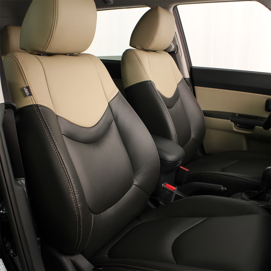 BLACK wrap, MACCHIATO Wings, MACCHIATO double stitching