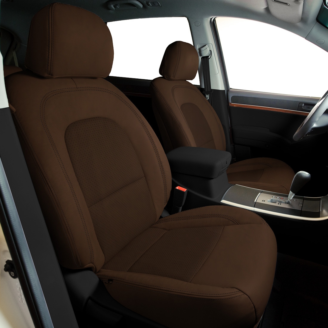 AMARETTO wrap, ~3031 CHOCOLATE Insert, Perf Inserts, BLACK double stitching
