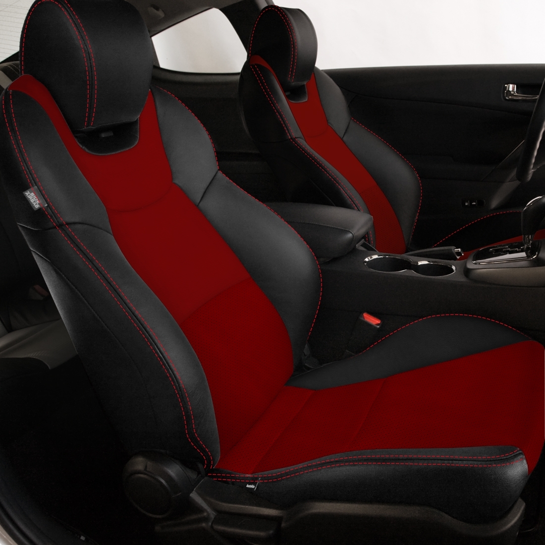 BLACK wrap, RED Body, Perf Combo, RED double stitching
