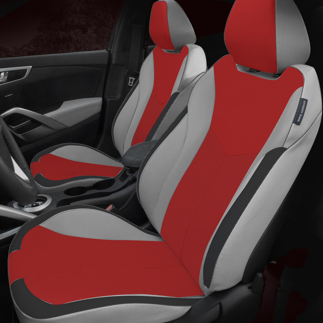 ASH wrap, RED Center, Perf Inserts, C SHADOW piping, C SHADOW wings