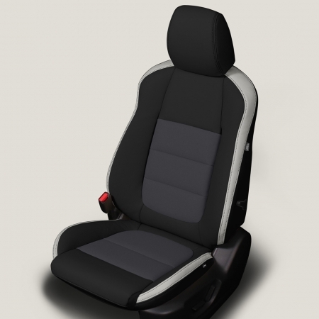 BLACK wrap, ~3035 FOG Insert, BLACK double stitching, OYSTER wings