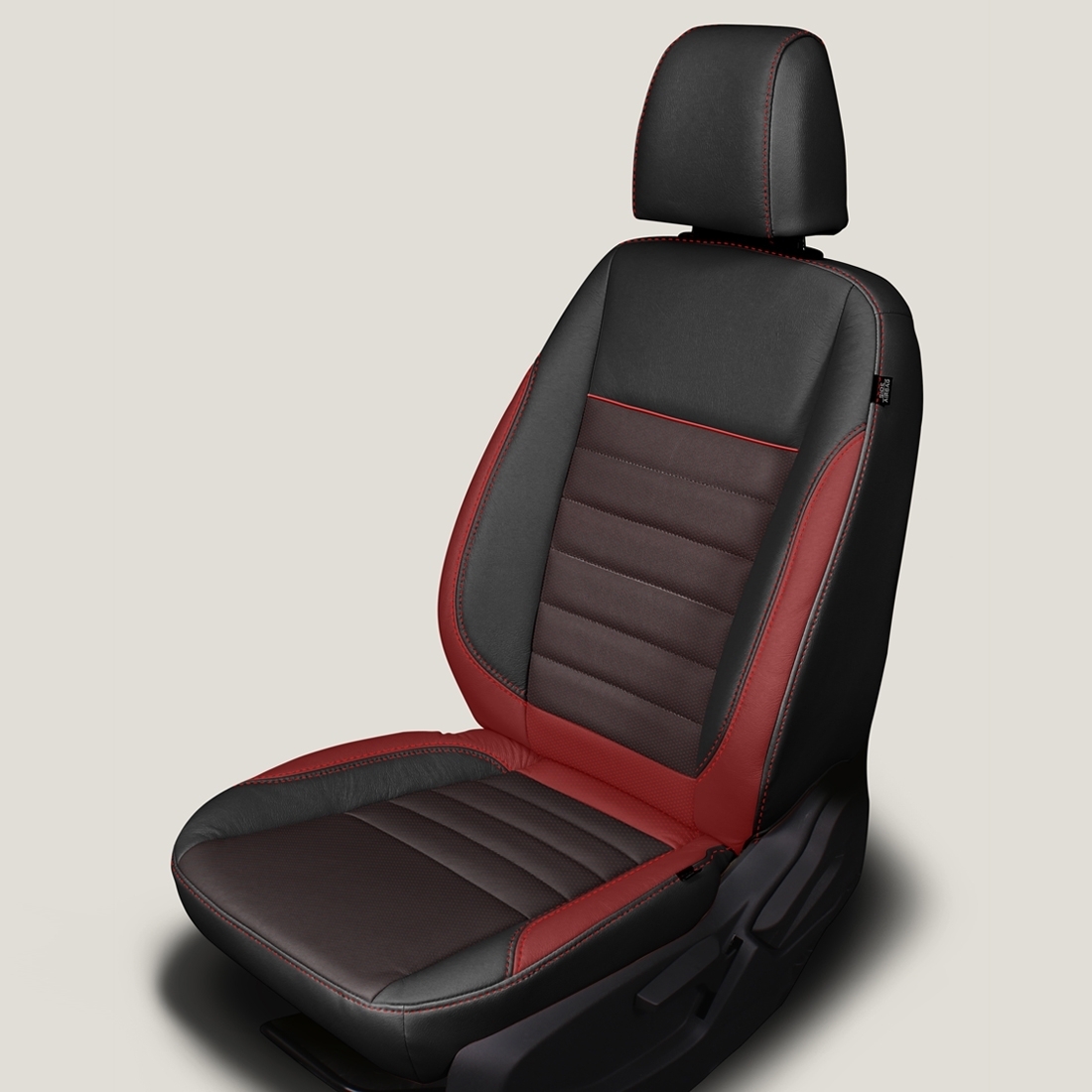 BLACK wrap, BCDA RED Combo, RED stitching, RED wings