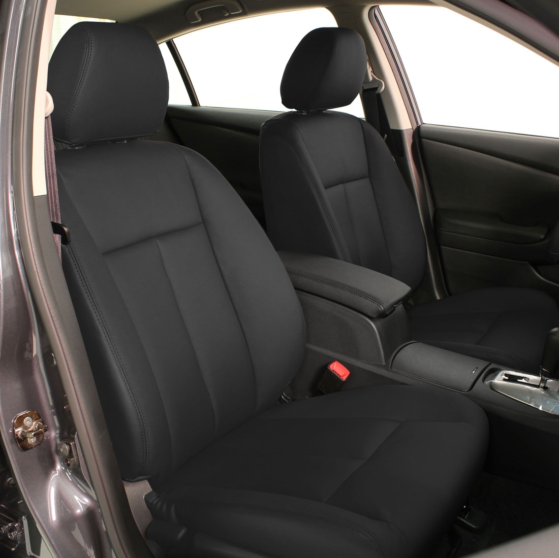 BLACK wrap, BLACK double stitching