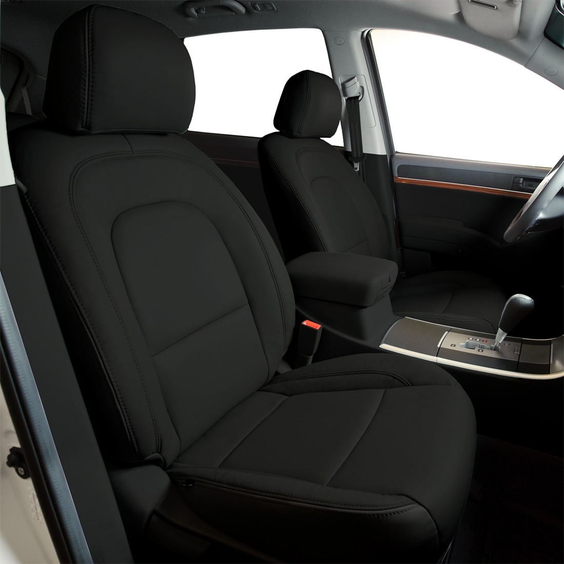 BLACK wrap, BLACK double stitching