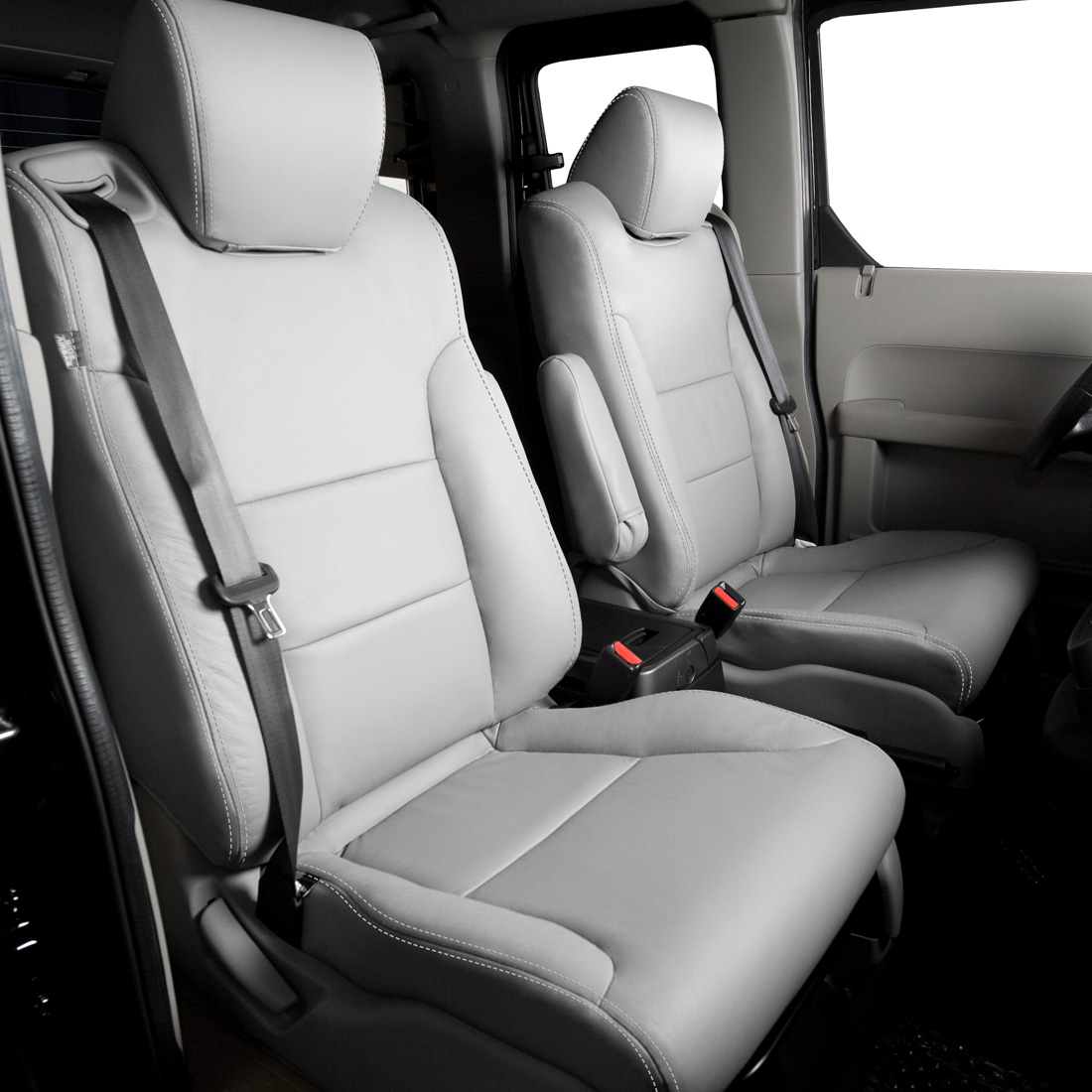 LT GREY wrap, LT GREY double stitching