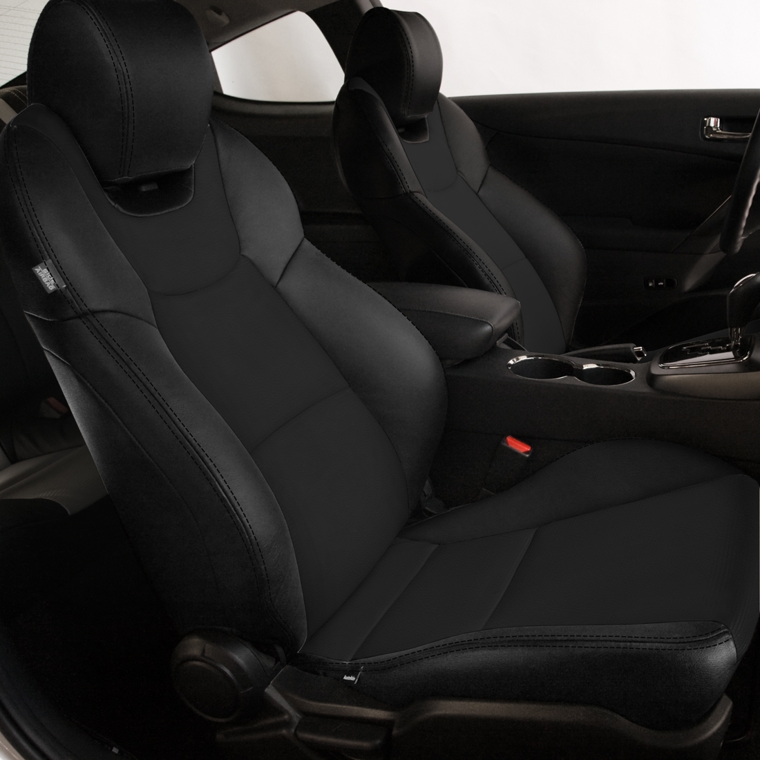BLACK wrap, BLACK double stitching