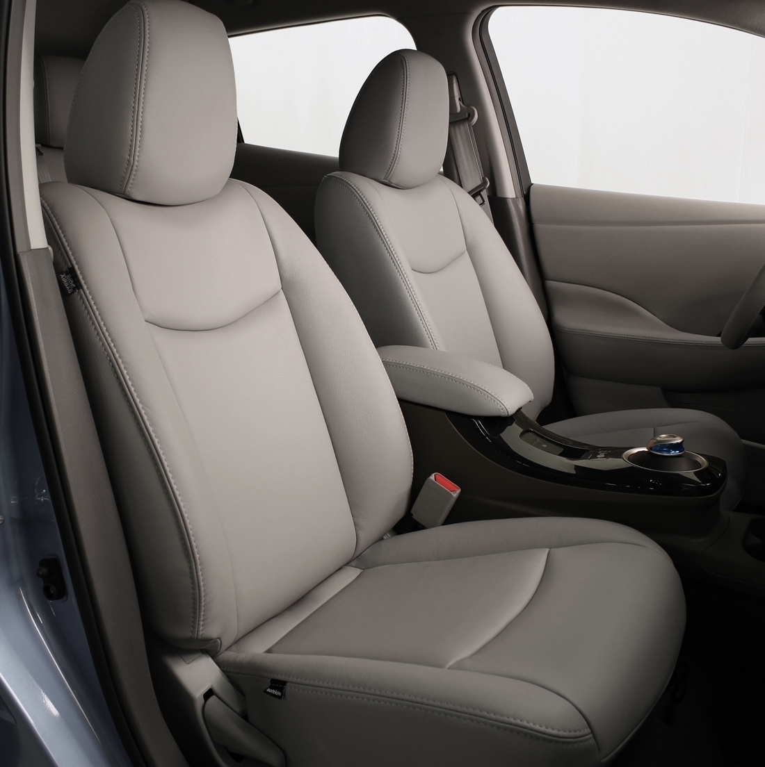 DOVE GREY wrap, DOVE GREY double stitching