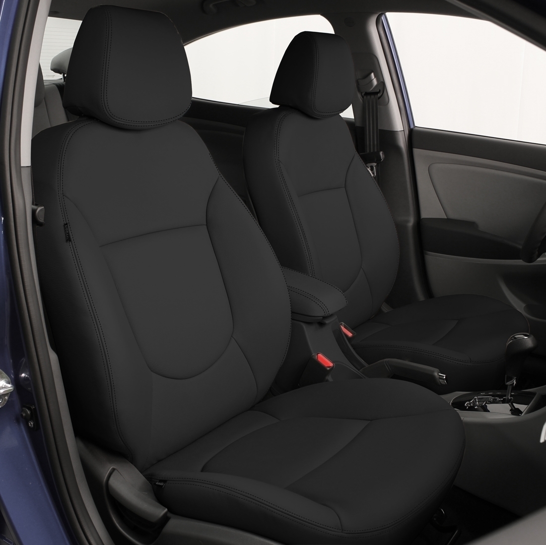 BLACK wrap, BLACK double stitching